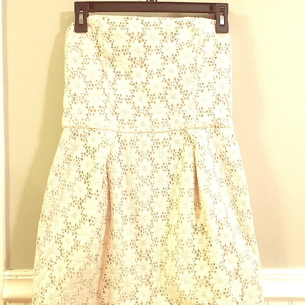 French connection eyelet dress